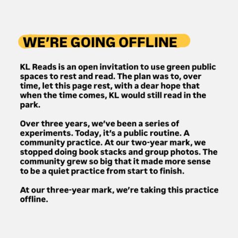 Kuala Lumpur Reads Instagram post 2
